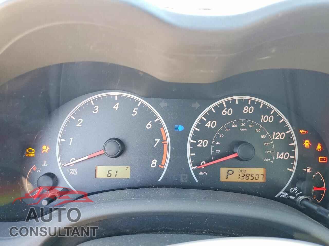 TOYOTA COROLLA 2010 - 2T1BU4EEXAC278744
