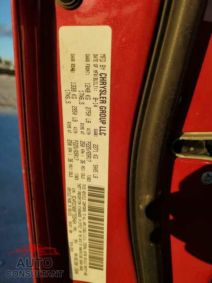 DODGE JOURNEY 2015 - 3C4PDCAB8FT535464