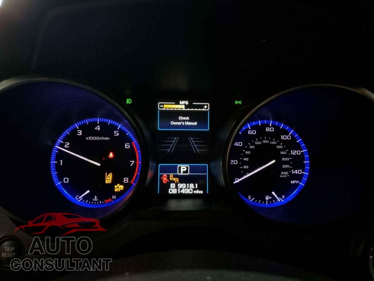 SUBARU OUTBACK 2017 - 4S4BSANC1H3351405