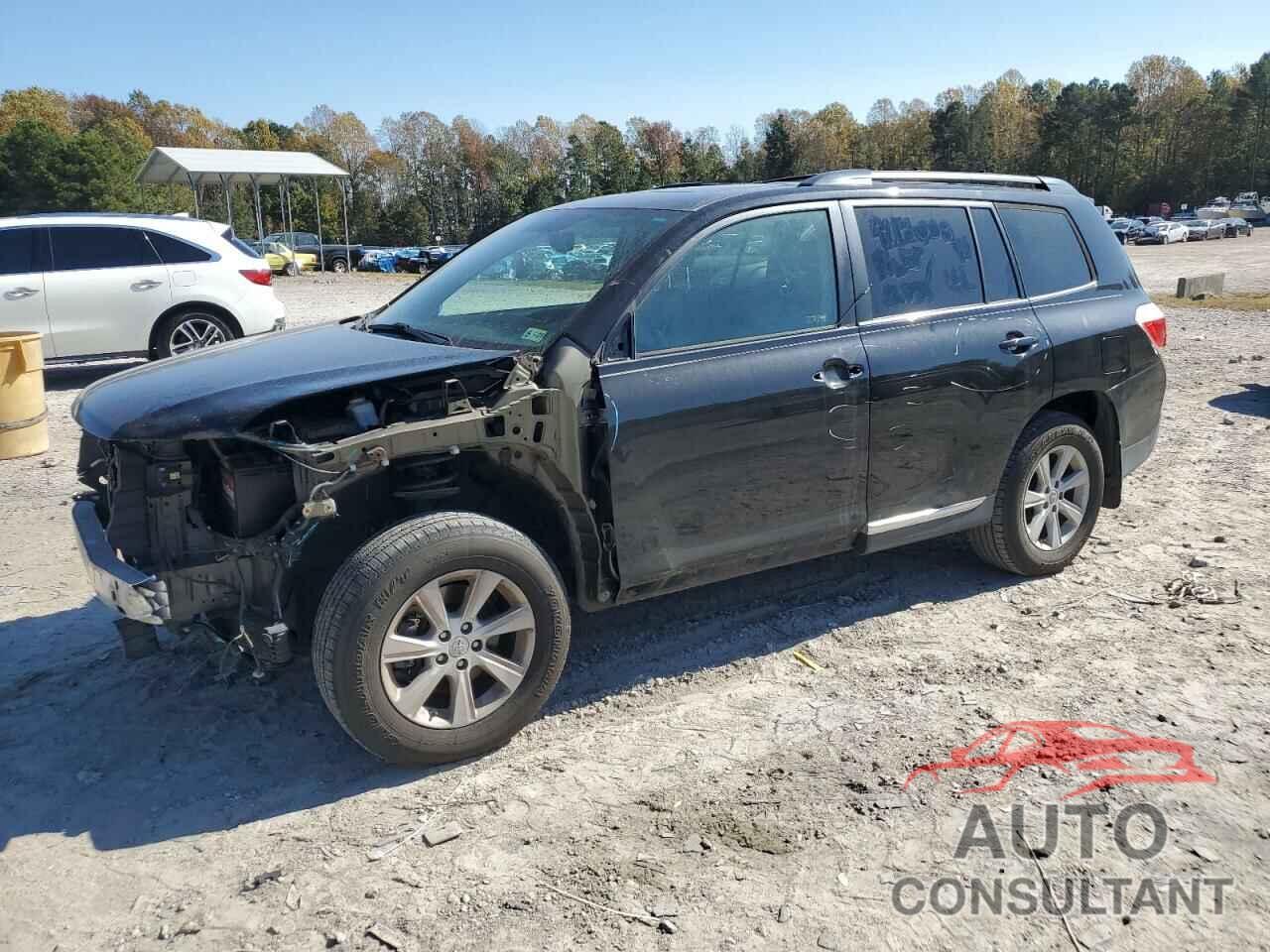 TOYOTA HIGHLANDER 2012 - 5TDBK3EH3CS157686