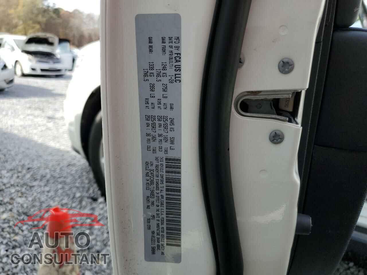 DODGE JOURNEY 2020 - 3C4PDCAB6LT194853