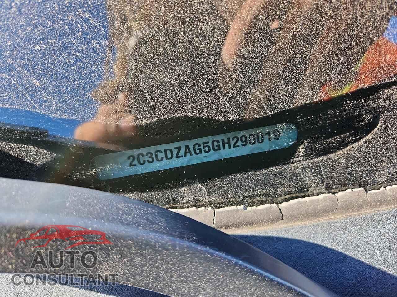 DODGE CHALLENGER 2016 - 2C3CDZAG5GH290019