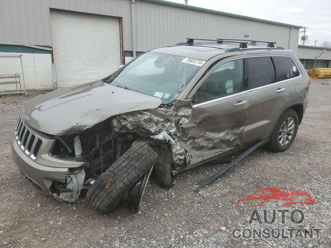 JEEP GRAND CHER 2016 - 1C4RJFBG1GC458947