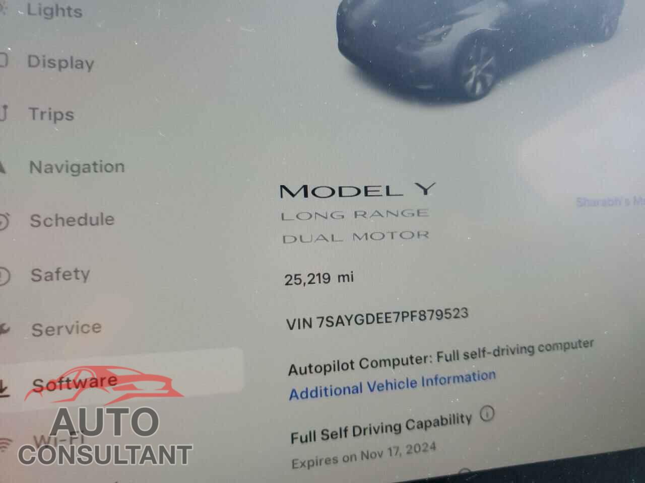 TESLA MODEL Y 2023 - 7SAYGDEE7PF879523
