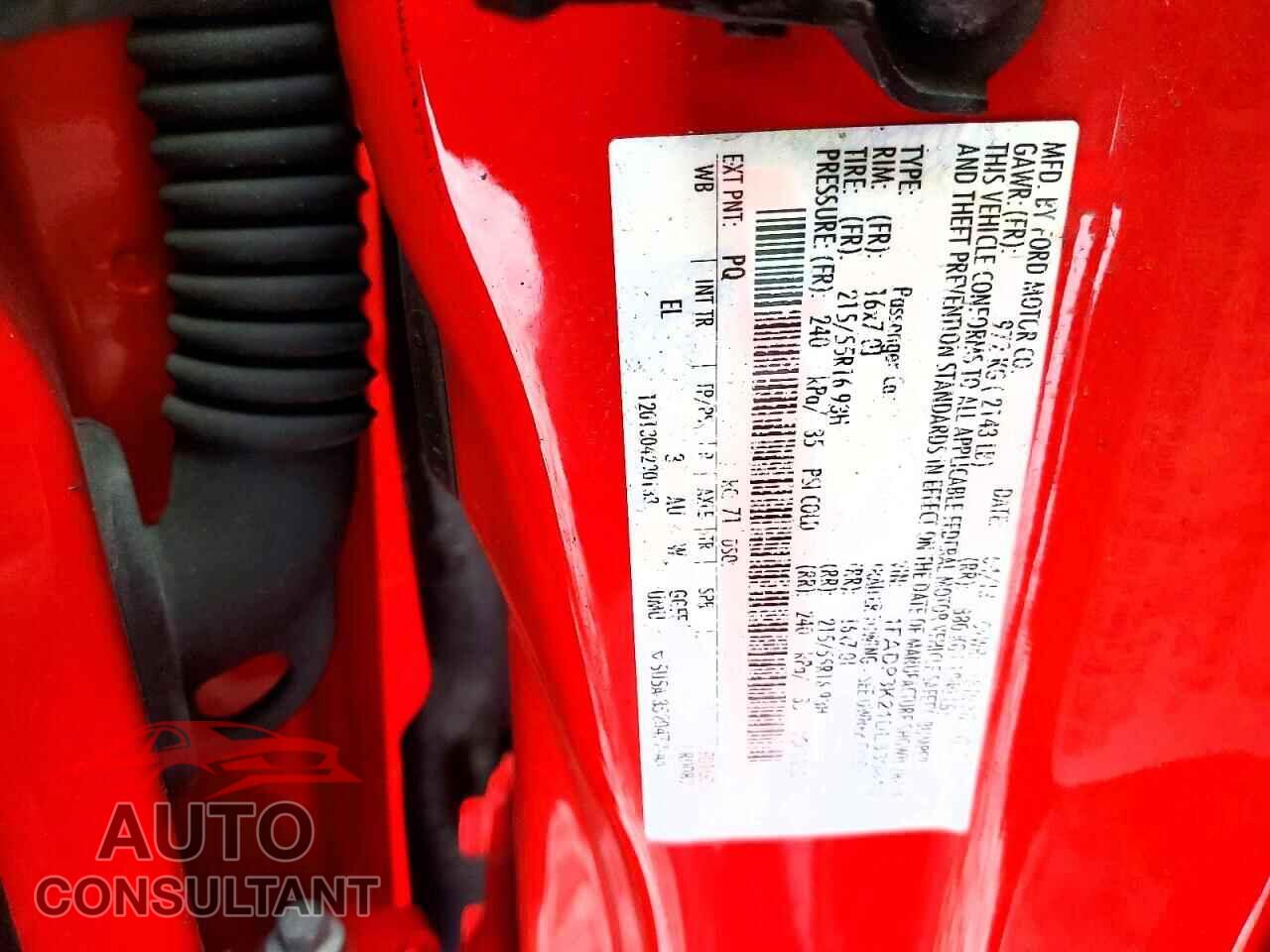 FORD FOCUS 2013 - 1FADP3K21DL339616