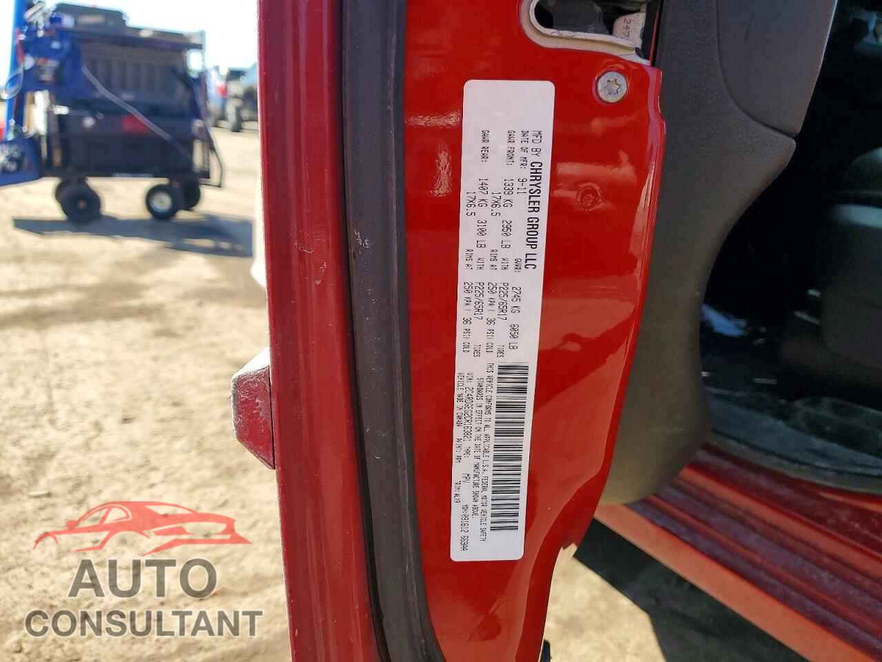 DODGE CARAVAN 2012 - 2C4RDGEG2CR163821