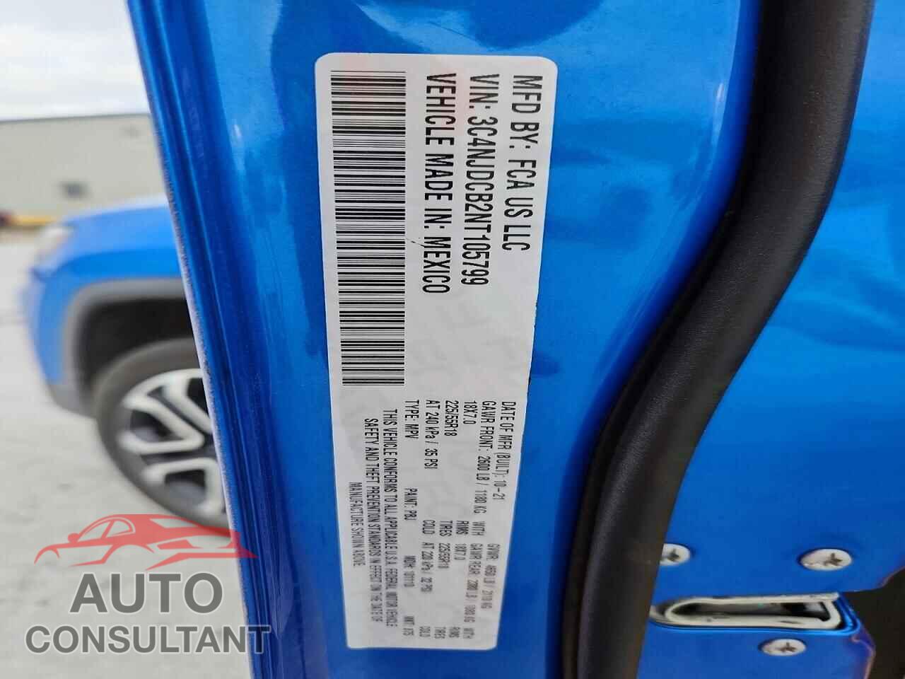 JEEP COMPASS LI 2022 - 3C4NJDCB2NT105799