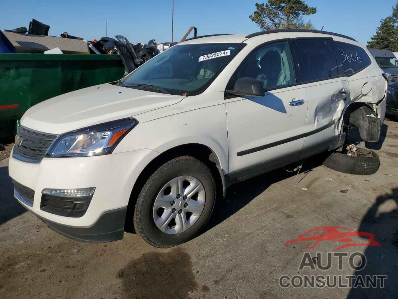 CHEVROLET TRAVERSE 2015 - 1GNKRFED5FJ163606