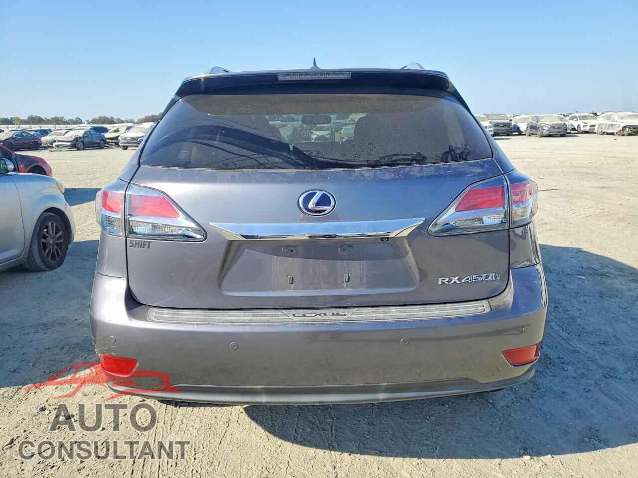 LEXUS RX450 2013 - JTJBC1BA2D2448498