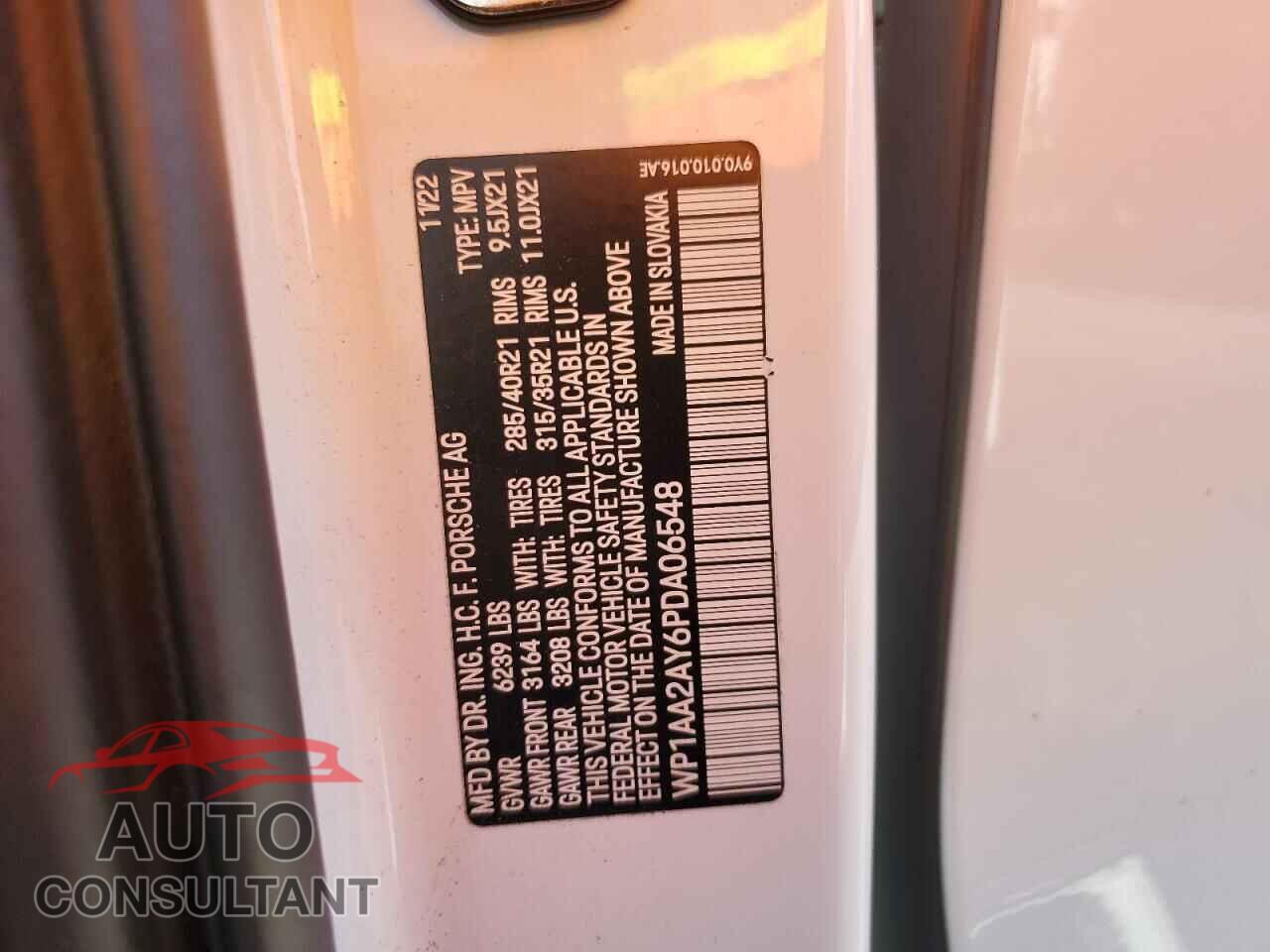 PORSCHE CAYENNE BA 2023 - WP1AA2AY6PDA06548