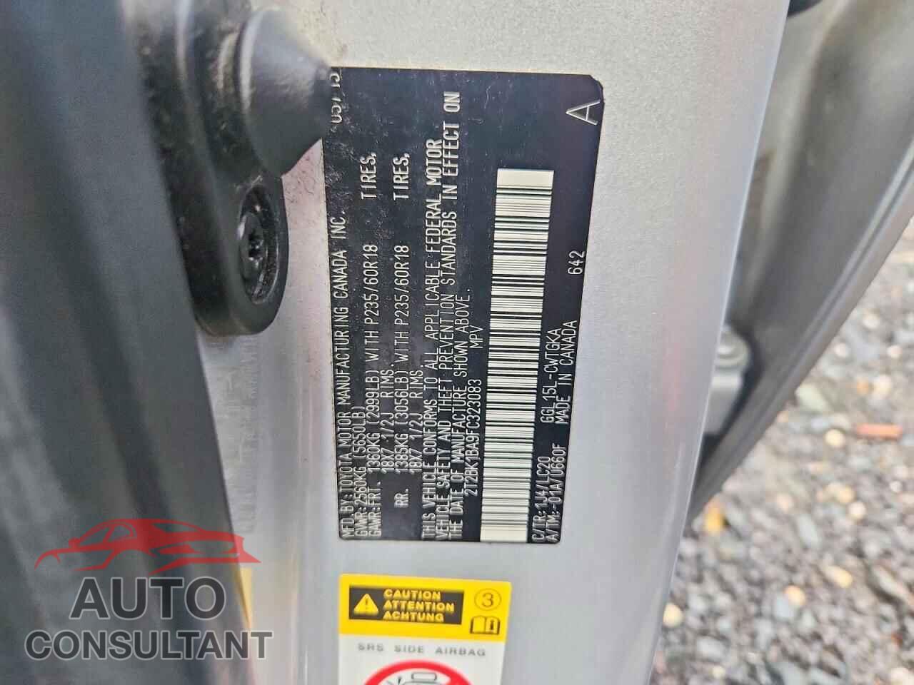 LEXUS RX350 2015 - 2T2BK1BA9FC323083