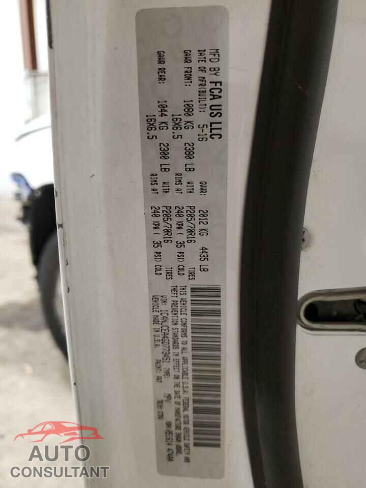 JEEP COMPASS 2016 - 1C4NJCEA4GD773451