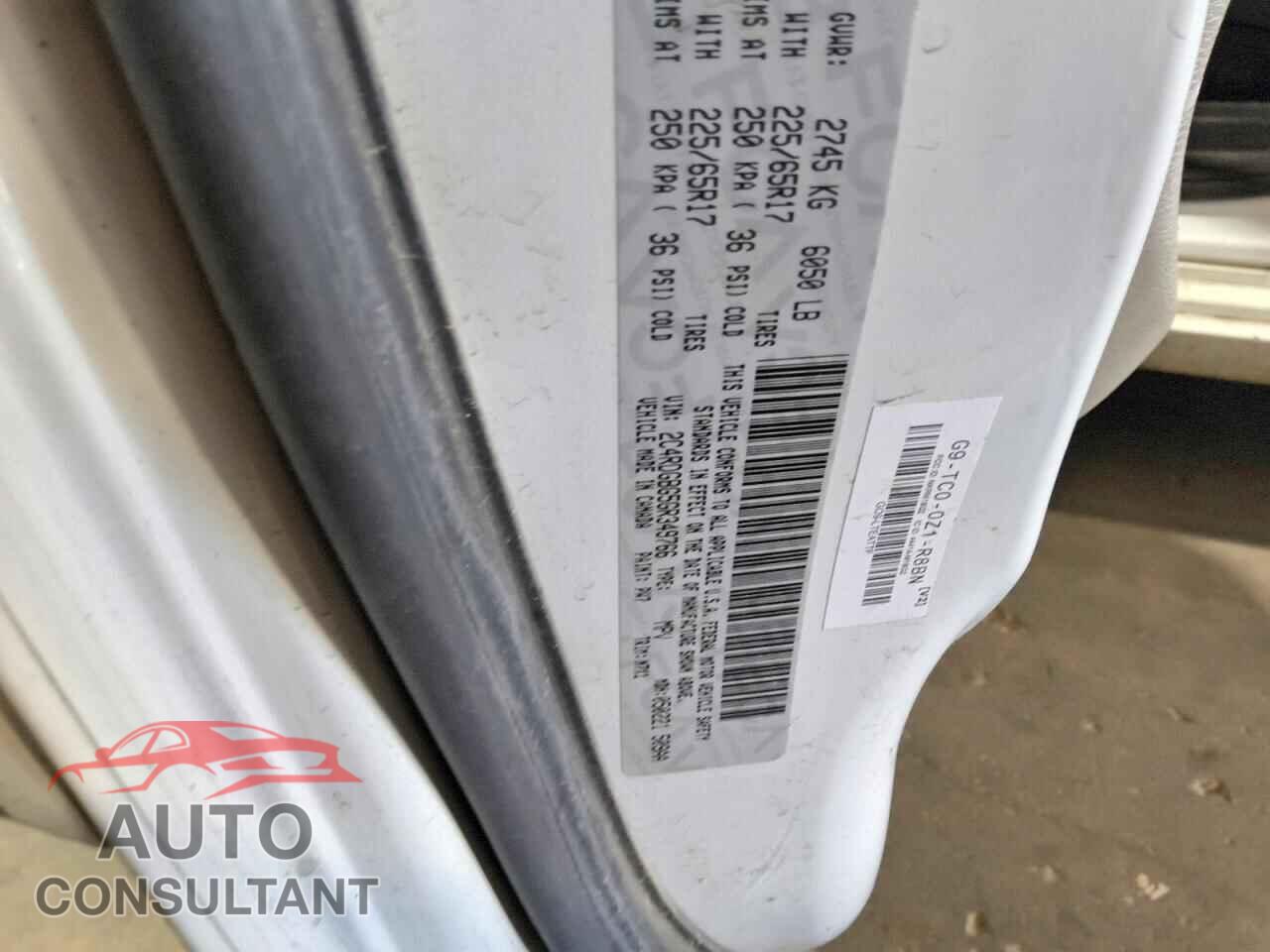 DODGE CARAVAN 2016 - 2C4RDGBG5GR349766
