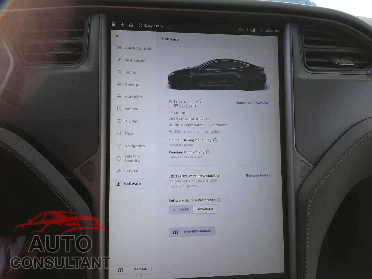 TESLA MODEL S 2018 - 5YJSA1E46JF271655