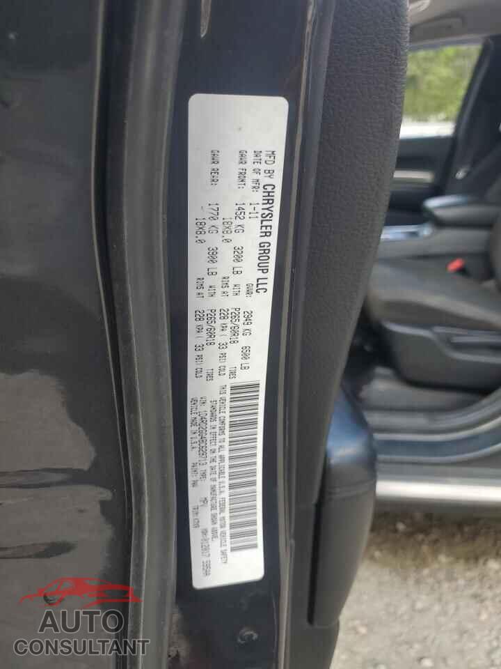 DODGE DURANGO 2011 - 1D4RD2GG4BC629713