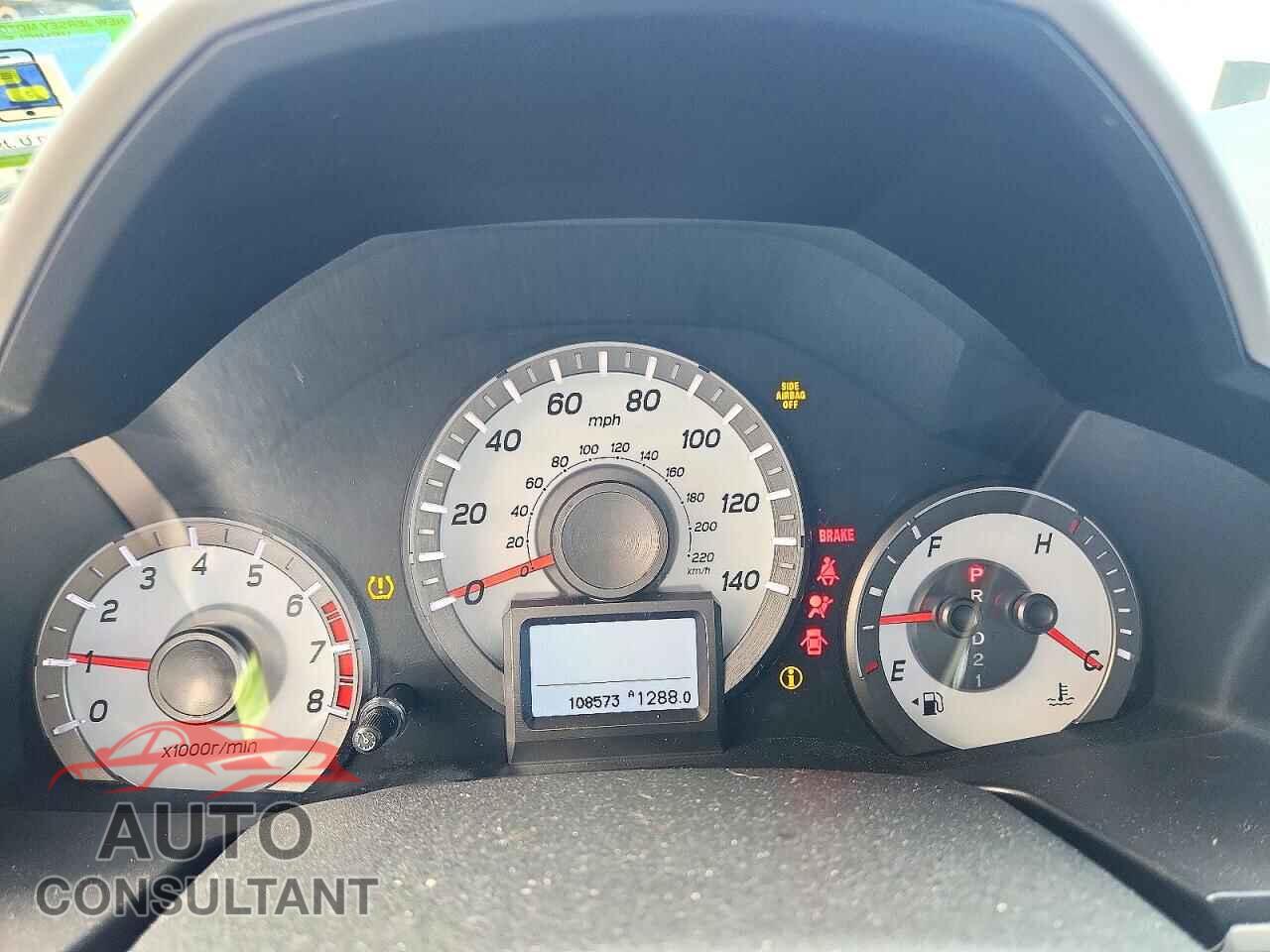 HONDA PILOT 2012 - 5FNYF4H99CB063213