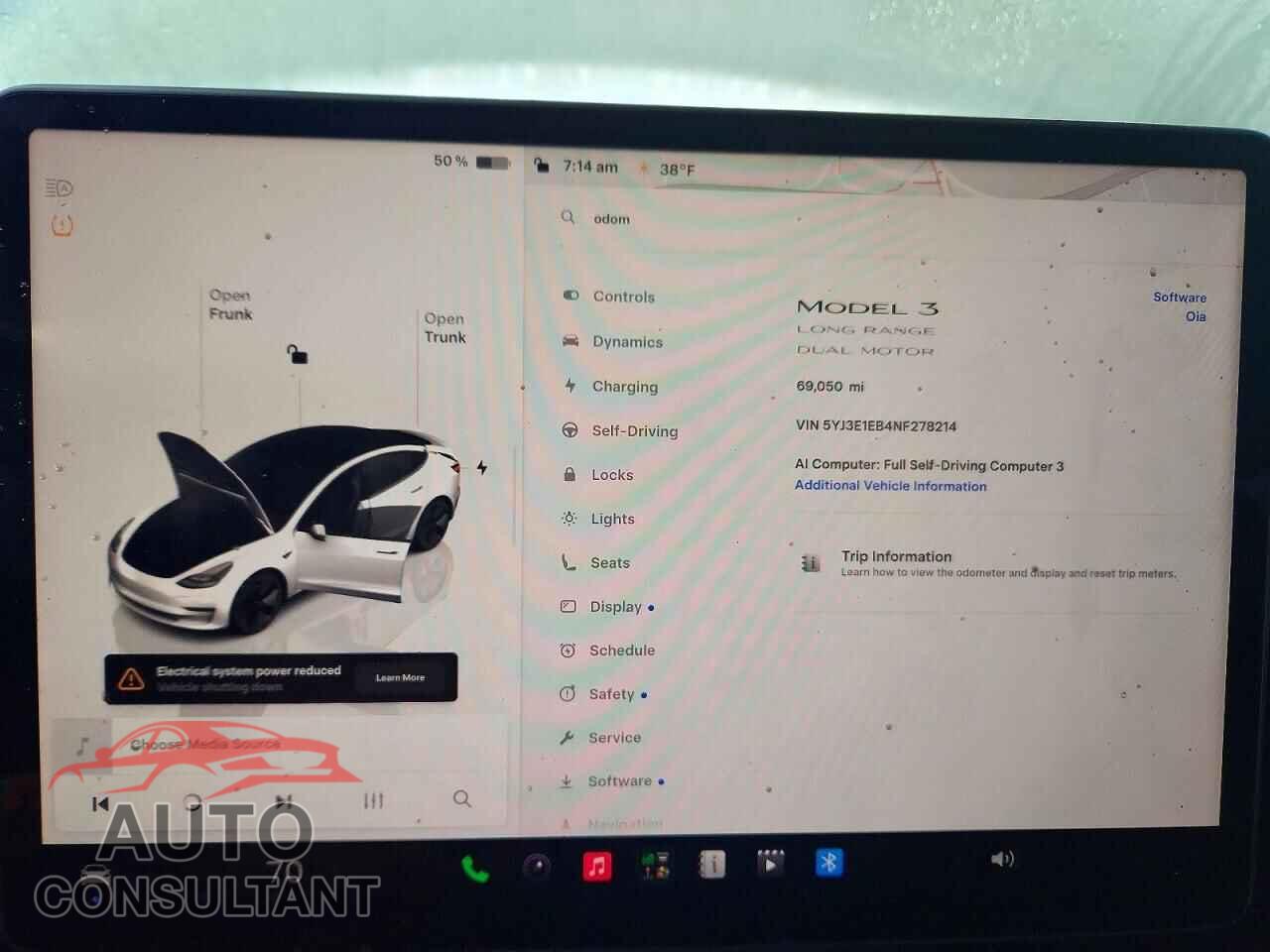 TESLA MODEL 3 2022 - 5YJ3E1EB4NF278214