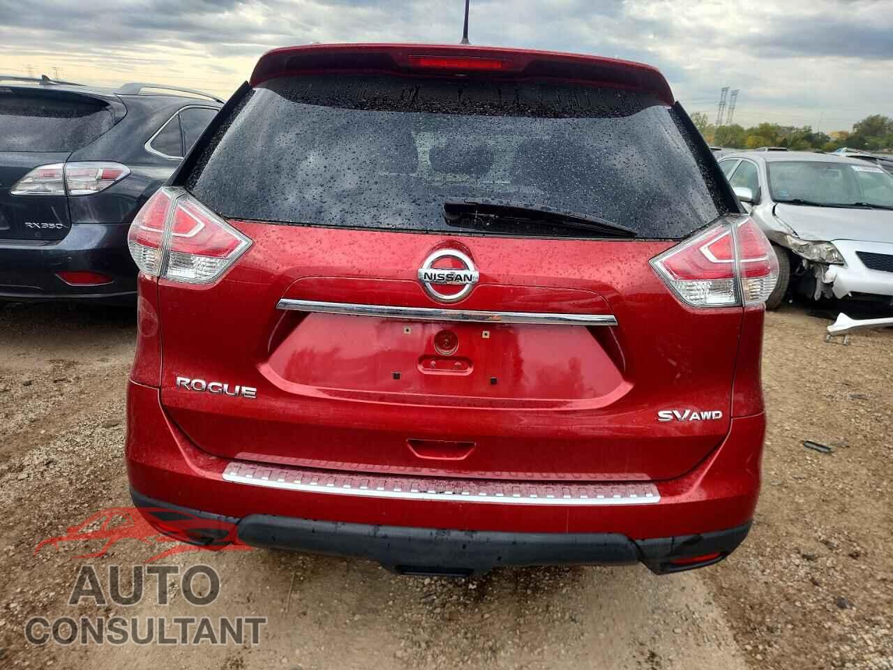 NISSAN ROGUE 2016 - KNMAT2MV3GP608464