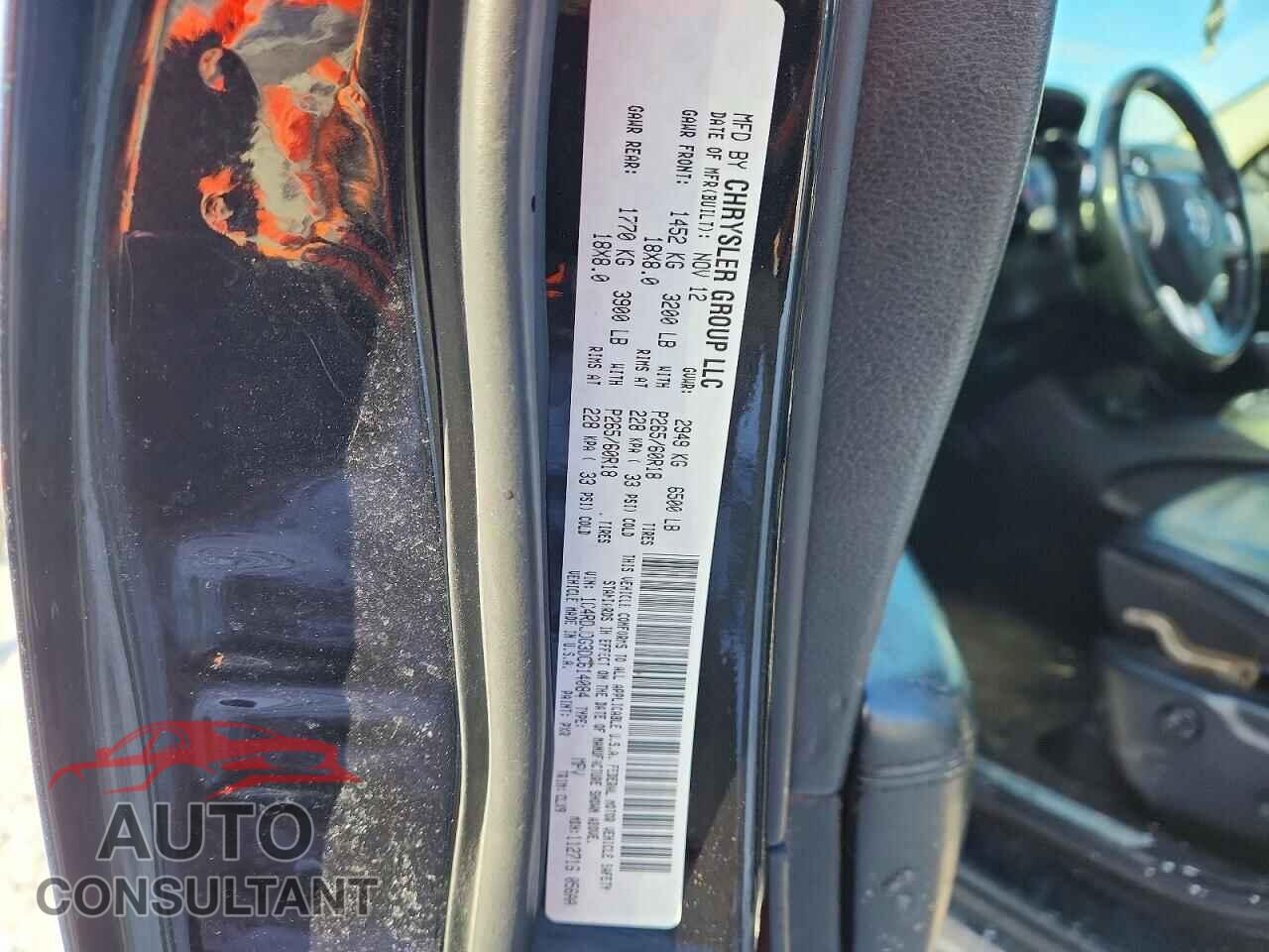 DODGE DURANGO 2013 - 1C4RDJDG3DC614084