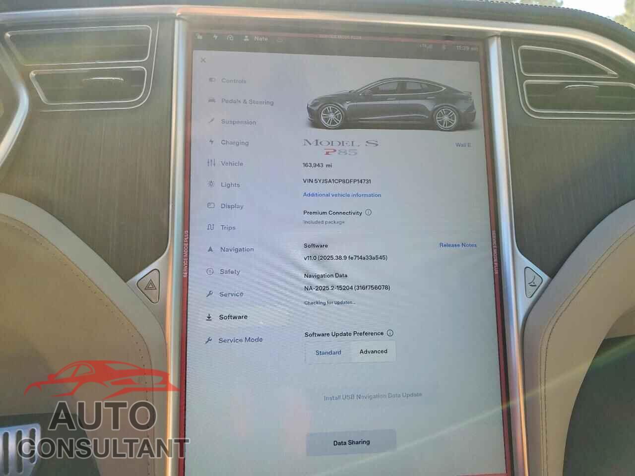 TESLA MODEL S 2013 - 5YJSA1CP8DFP14731