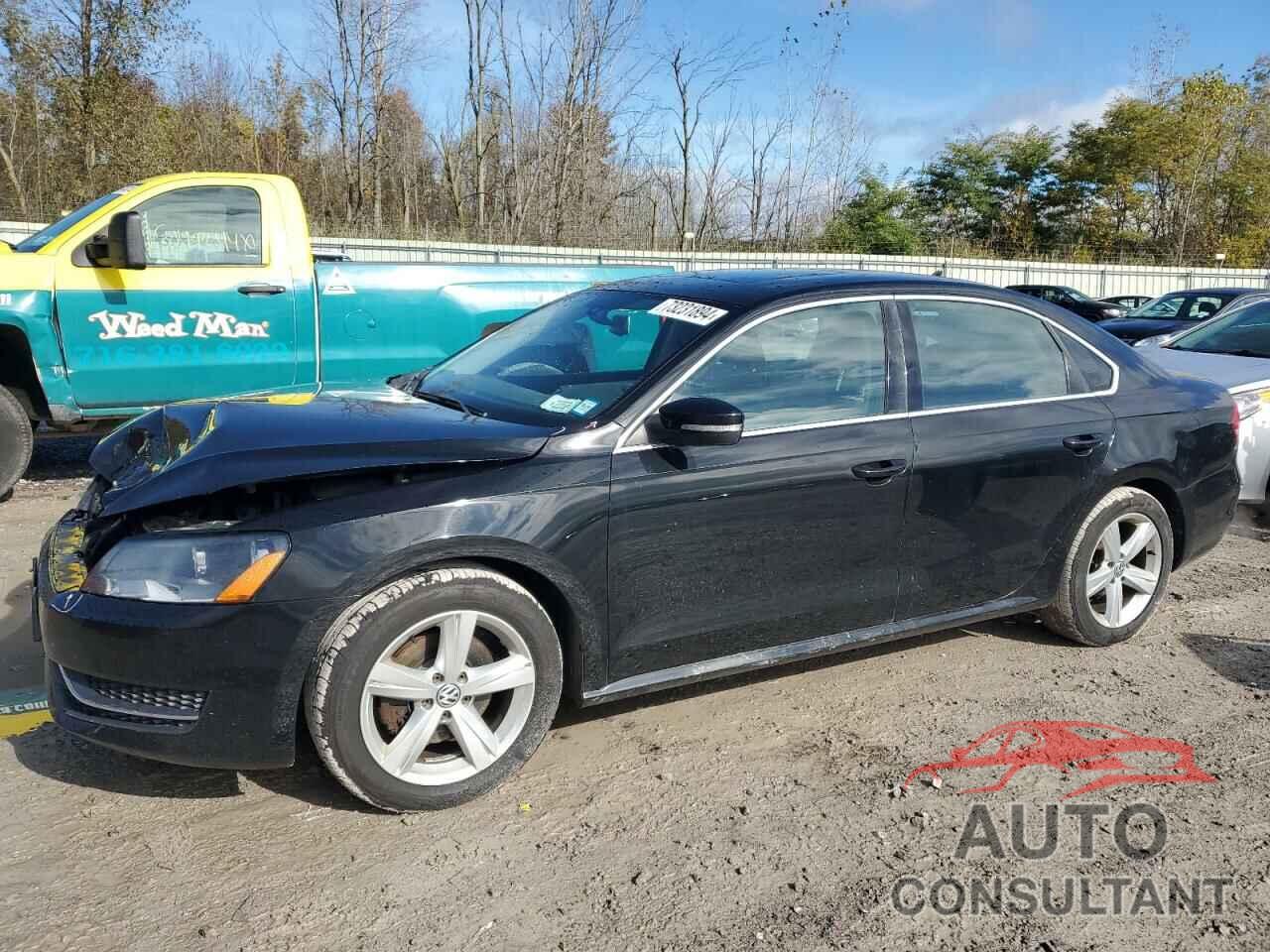 VOLKSWAGEN PASSAT 2012 - 1VWBP7A38CC076412