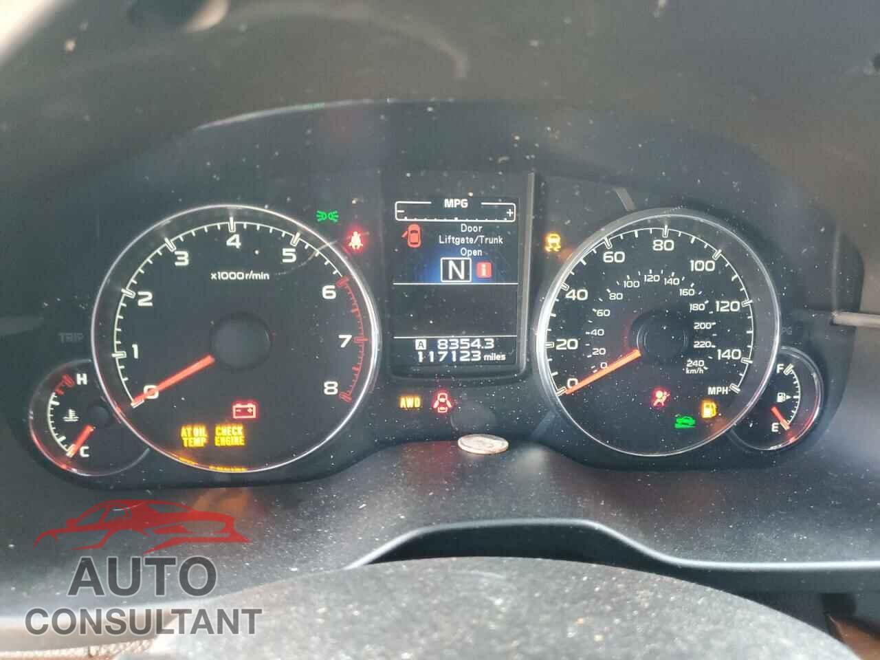 SUBARU OUTBACK 2014 - 4S4BRCLC4E3257315