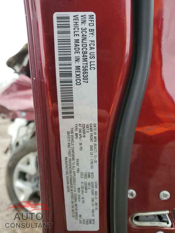 JEEP COMPASS 2021 - 3C4NJDCB4MT566307