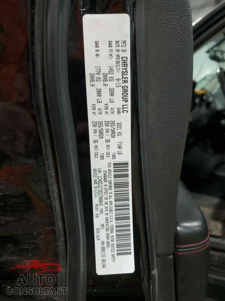 DODGE DURANGO 2013 - 1C4SDJCT3DC700642