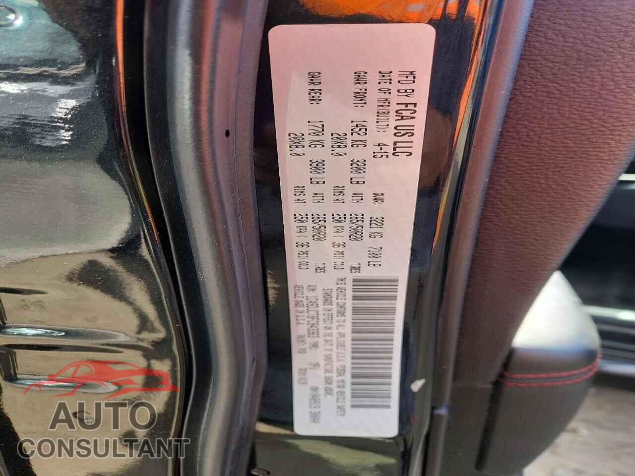 DODGE DURANGO 2015 - 1C4SDJCT8FC843363