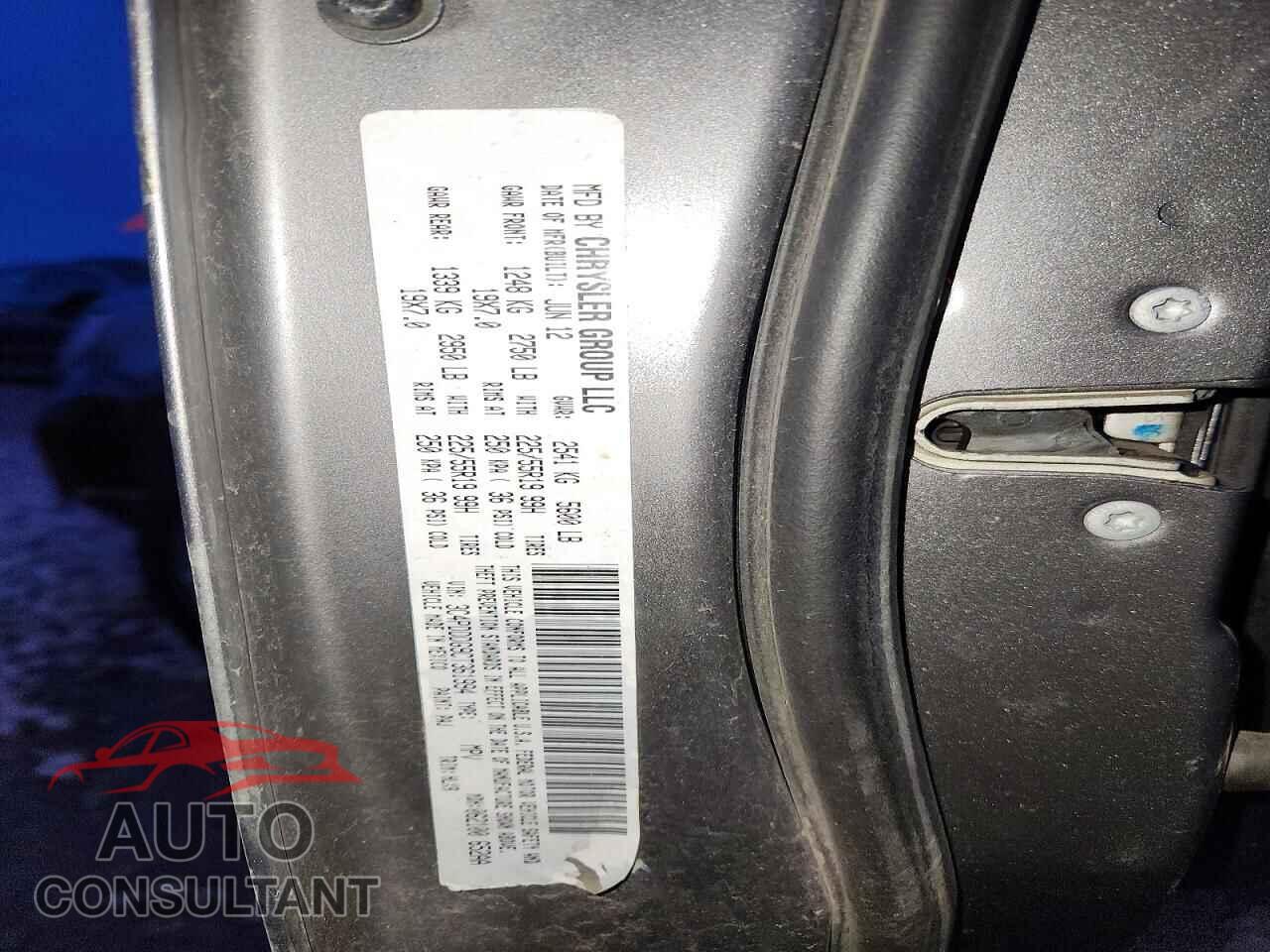DODGE JOURNEY 2012 - 3C4PDDDG9CT361994