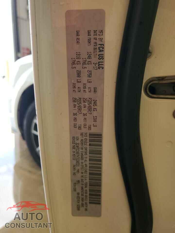 DODGE JOURNEY 2017 - 3C4PDCAB7HT630231