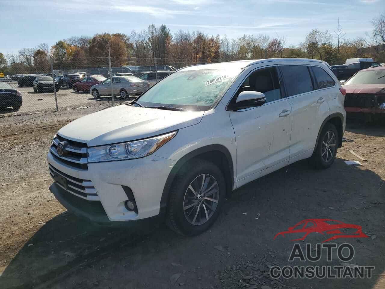 TOYOTA HIGHLANDER 2018 - 5TDJZRFH3JS529064