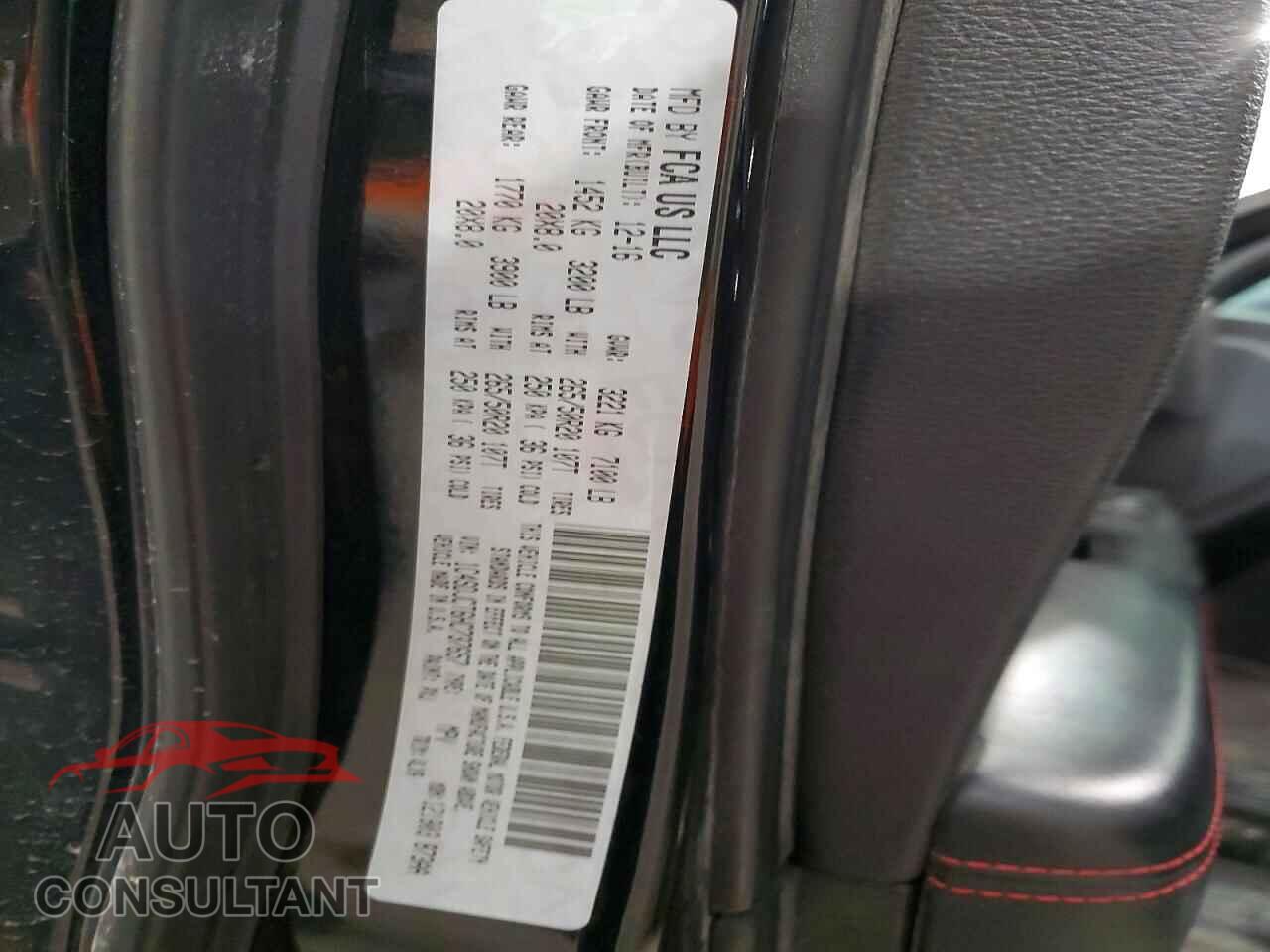 DODGE DURANGO 2017 - 1C4SDJCT6HC737657