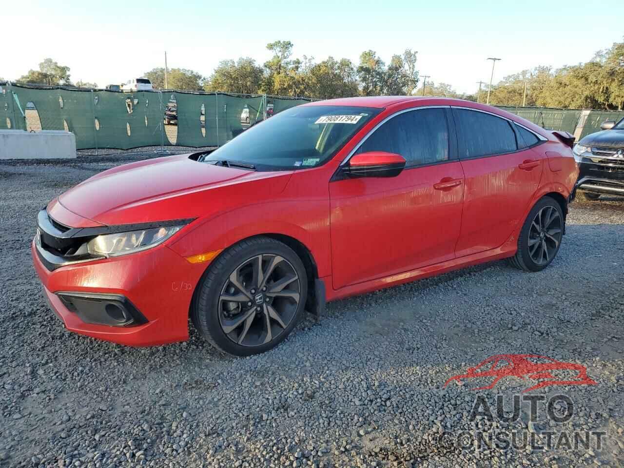 HONDA CIVIC 2020 - 2HGFC2F81LH542347