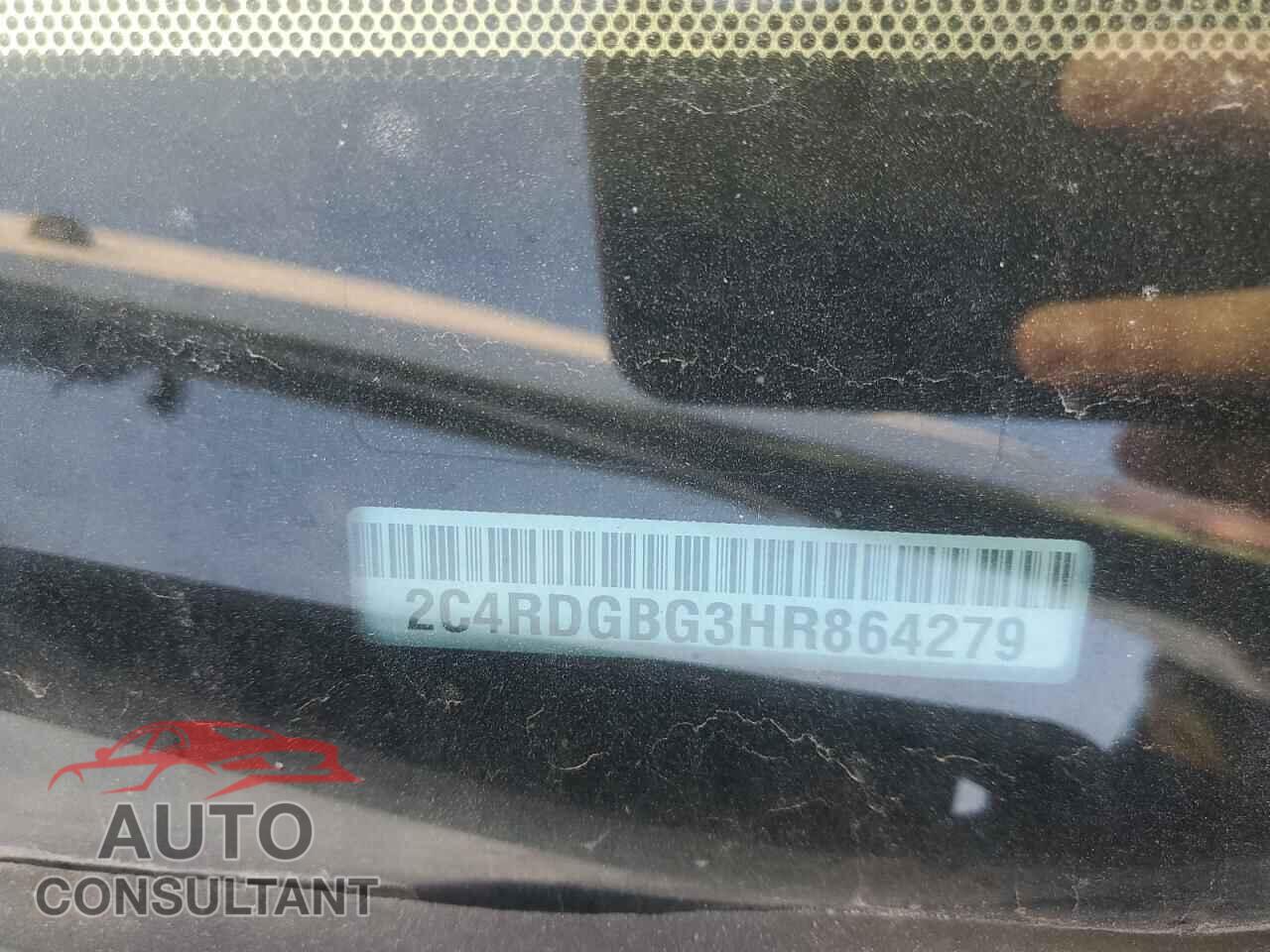 DODGE CARAVAN 2017 - 2C4RDGBG3HR864279