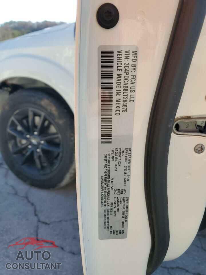 DODGE JOURNEY 2020 - 3C4PDCAB8LT264675