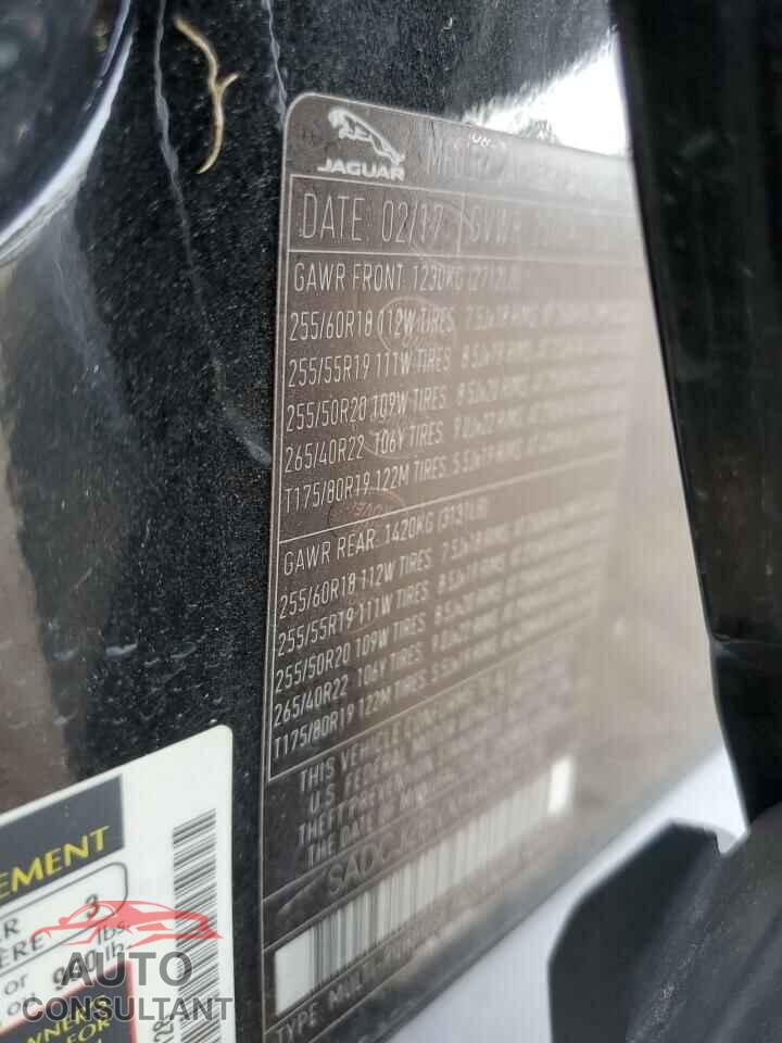 JAGUAR F-PACE 2017 - SADCJ2BVXHA894128