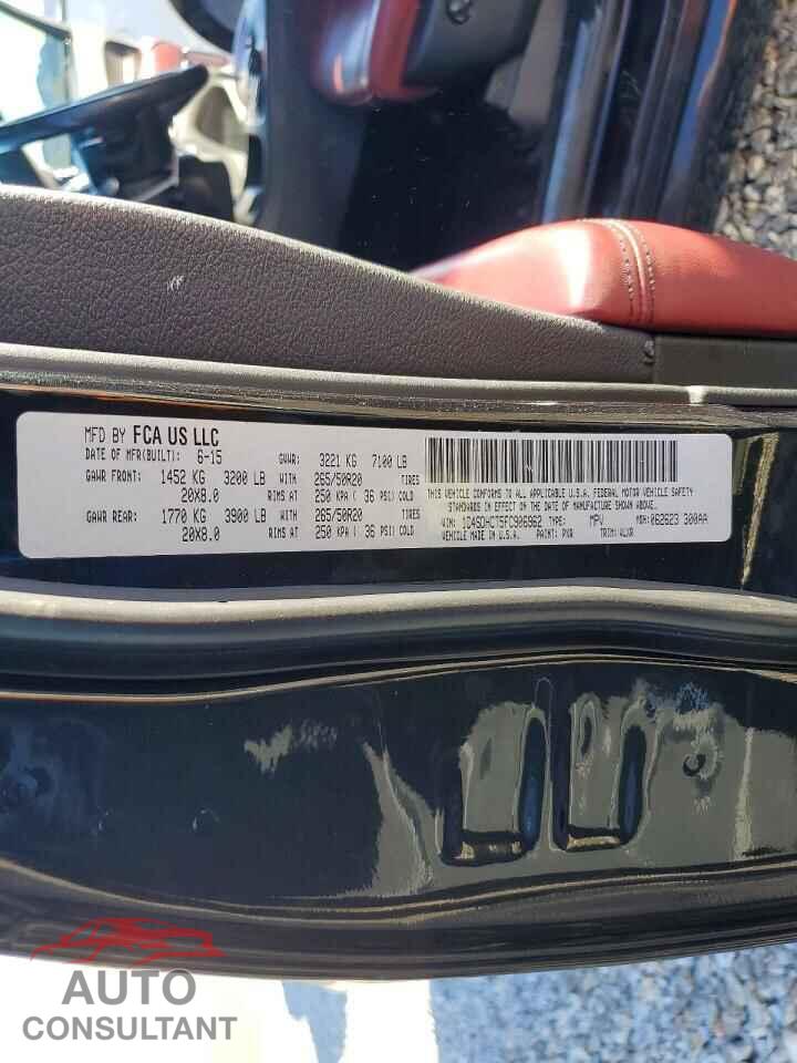 DODGE DURANGO 2015 - 1C4SDHCT5FC906962