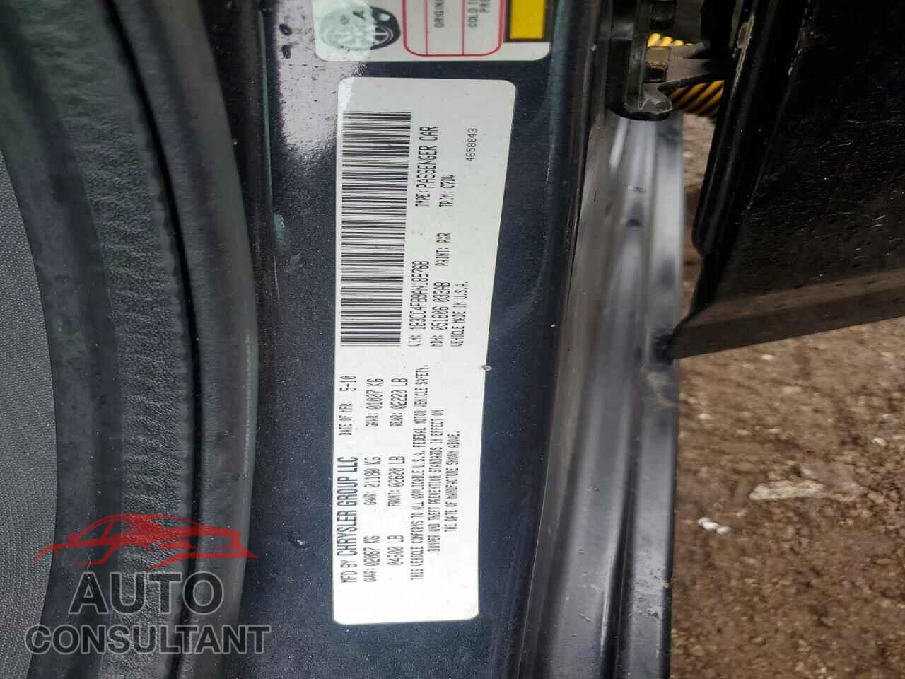 DODGE AVENGER 2010 - 1B3CC4FB9AN188768