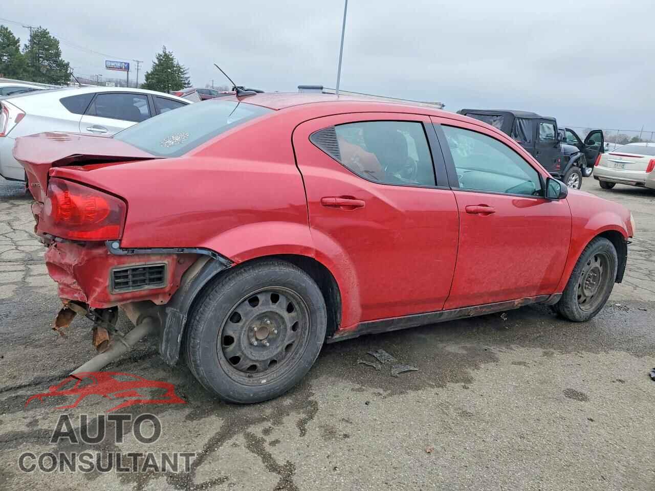 DODGE AVENGER 2012 - 1C3CDZAB6CN171319