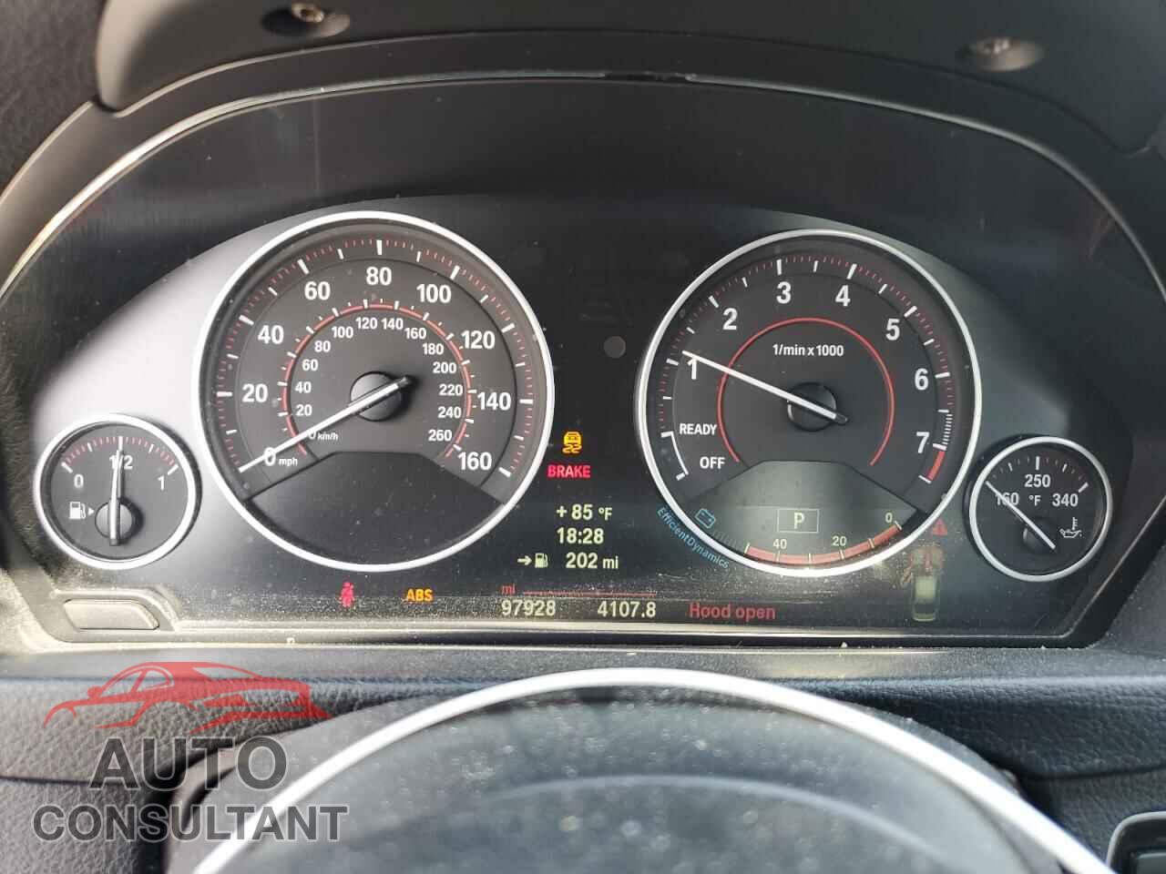BMW 3 SERIES 2014 - WBA3B3C55EJ978749