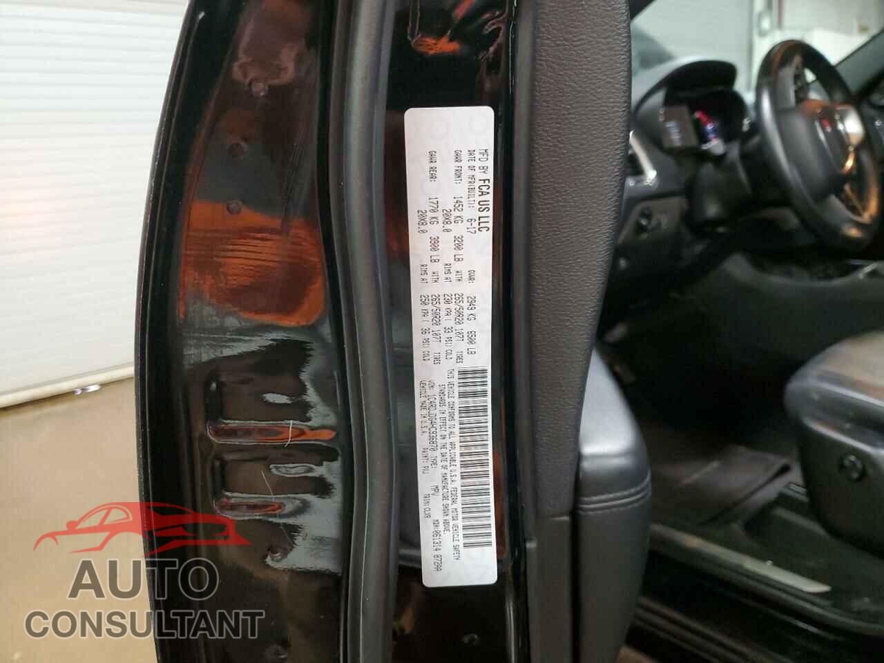 DODGE DURANGO 2017 - 1C4RDJDG4HC936870