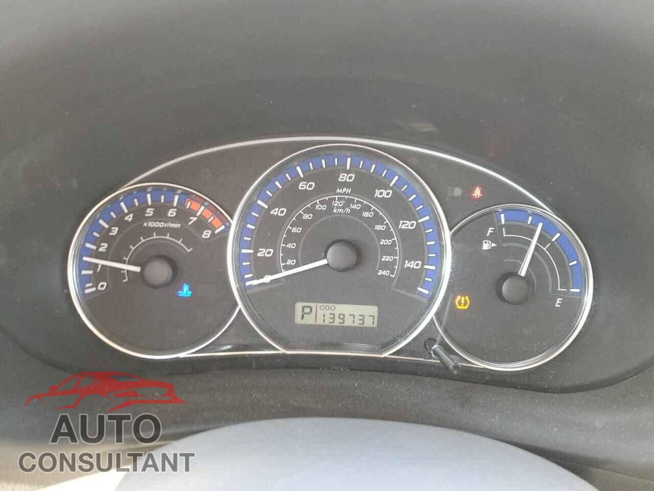 SUBARU FORESTER 2012 - JF2SHBDC8CH436555