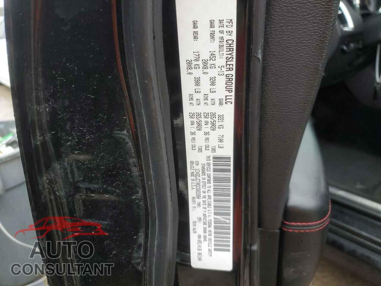 DODGE DURANGO 2013 - 1C4SDJCT0DC683380