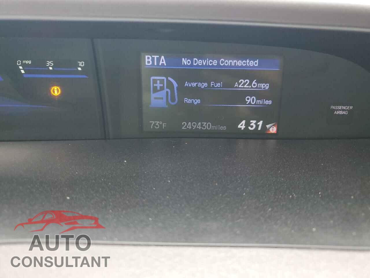 HONDA CIVIC 2012 - 2HGFB2F8XCH585491