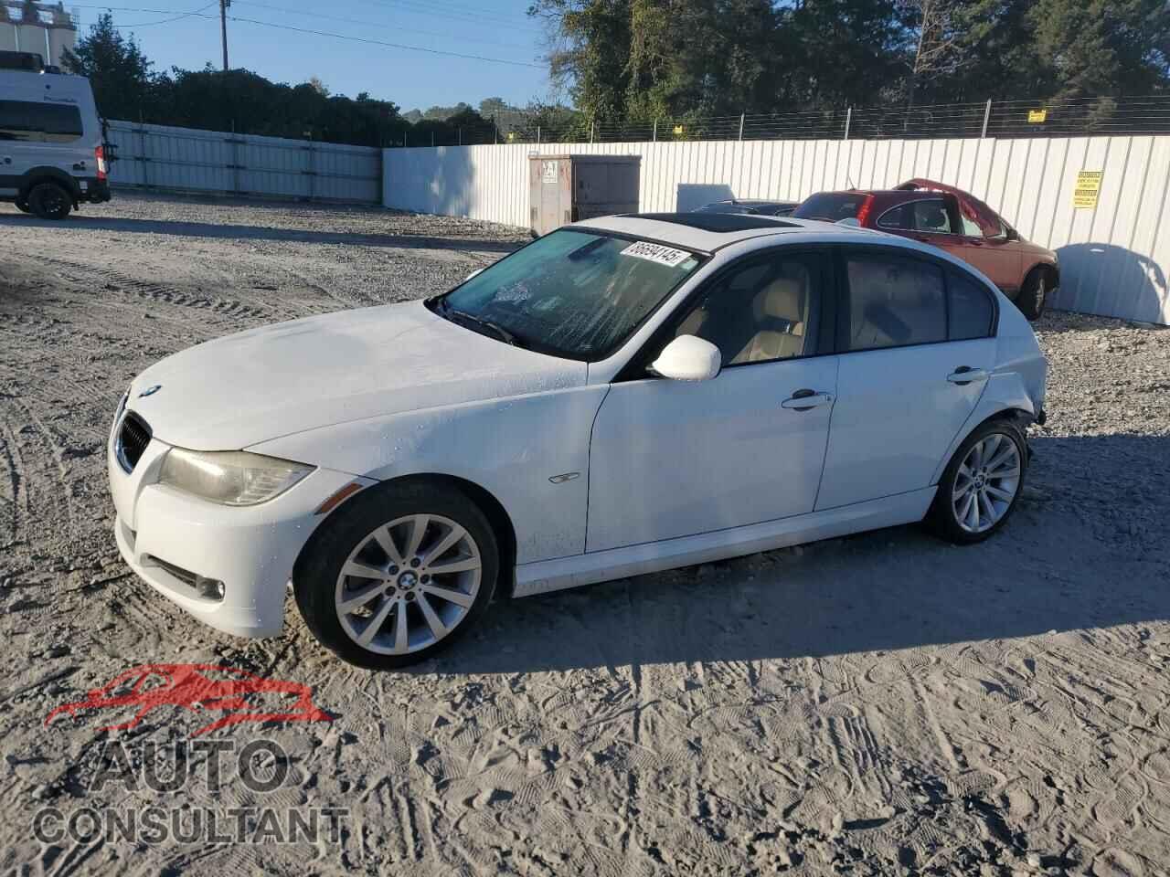 BMW 3 SERIES 2011 - WBAPH7C50BA802226