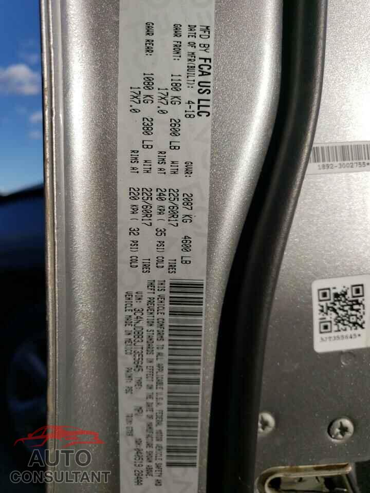 JEEP COMPASS 2018 - 3C4NJDBB3JT355645