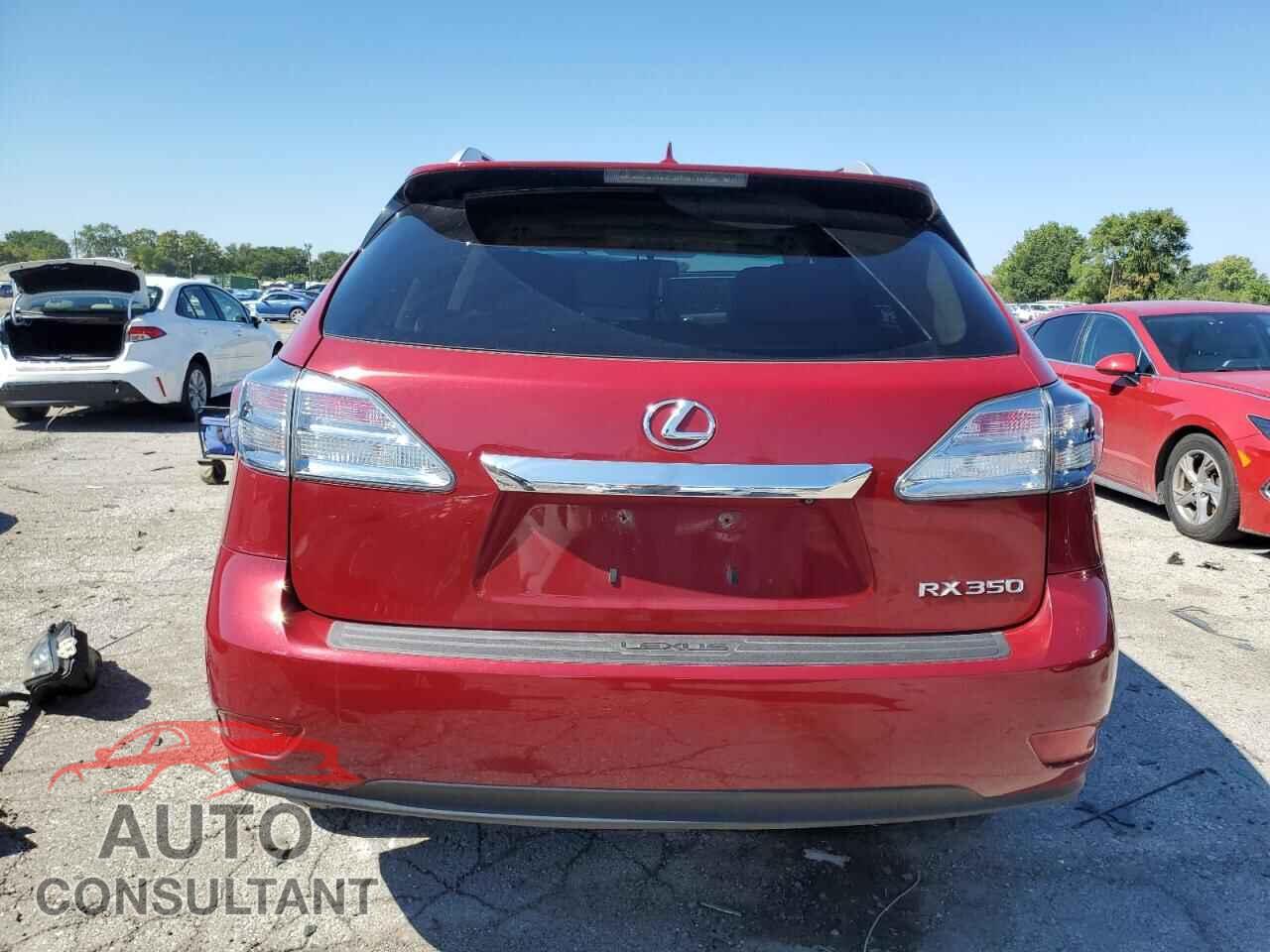 LEXUS RX350 2012 - 2T2BK1BA9CC121453