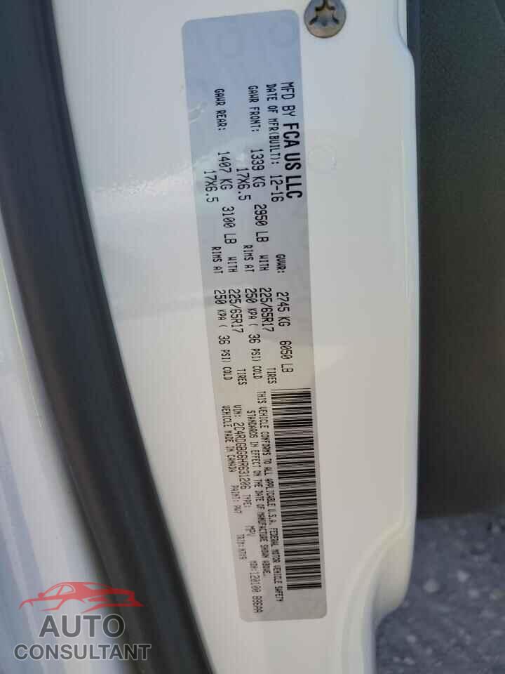 DODGE CARAVAN 2017 - 2C4RDGBG6HR631206