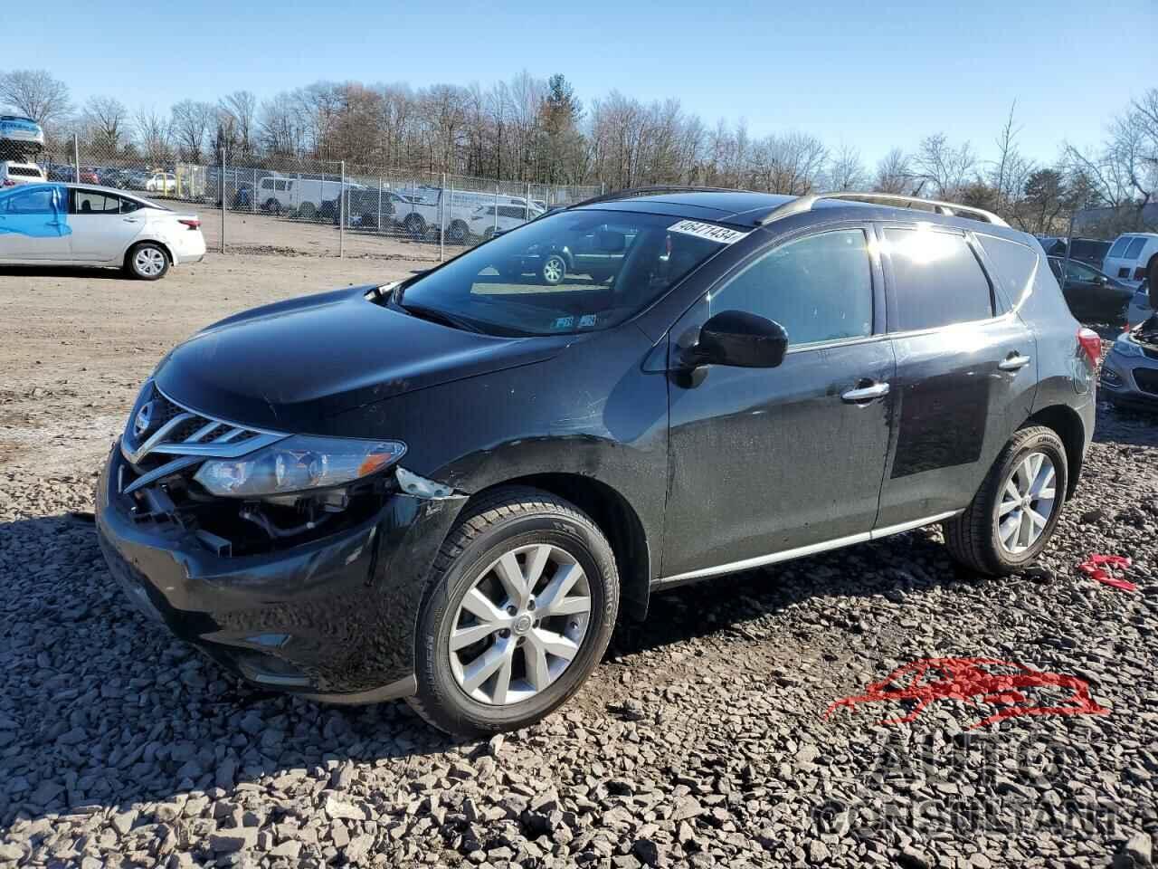 NISSAN MURANO 2012 - JN8AZ1MW3CW202691